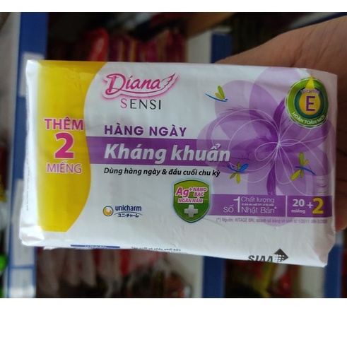 Băng vệ sinh hàng ngày Diana 20 Miếng