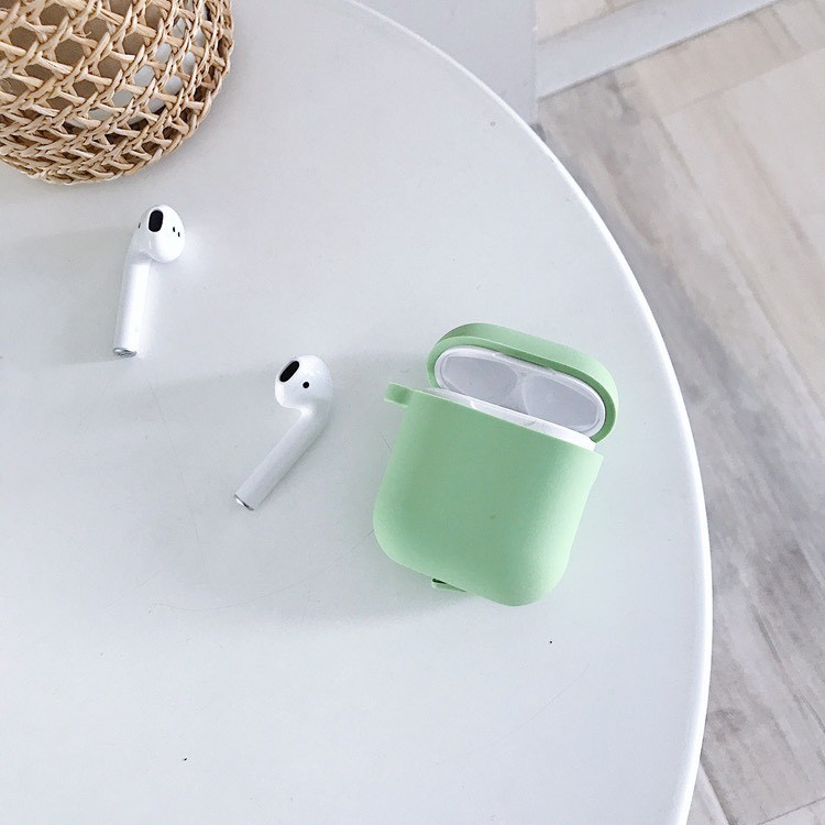 vỏ chống bẩn case airpods 1 2 bảo vệ tai nghe bluetooth nhiều màu ốp dày chống bẩn