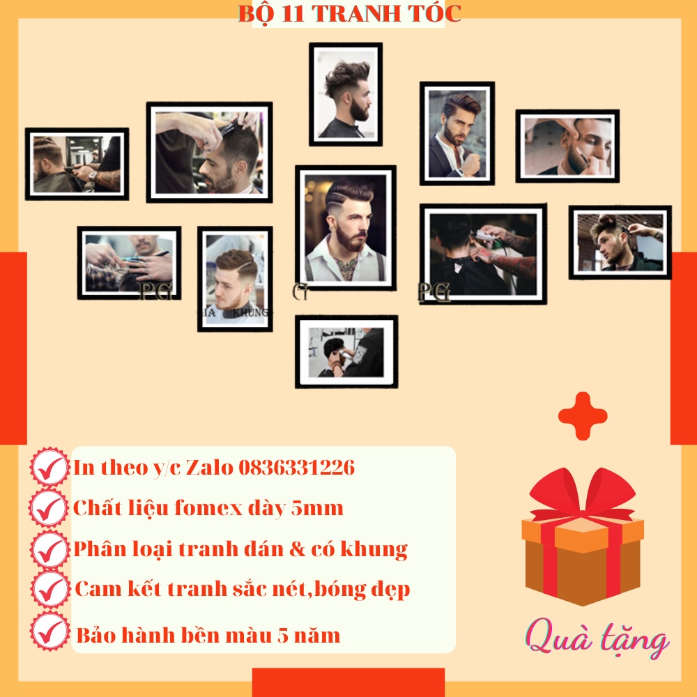 TRANH BARBER TÓC NAM  TREO TƯỜNG - DÁN TƯỜNG TRANG TRÍ QUÁN SALON TIỆM CẮT TÓC-SEO2 - COLORLIFE