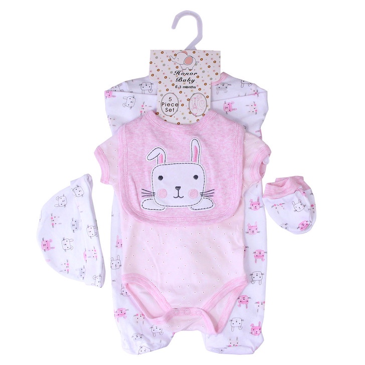 Set Body Cho Bé Ocean Baby Bộ Áo Liền Quần 5 Chi Tiết
