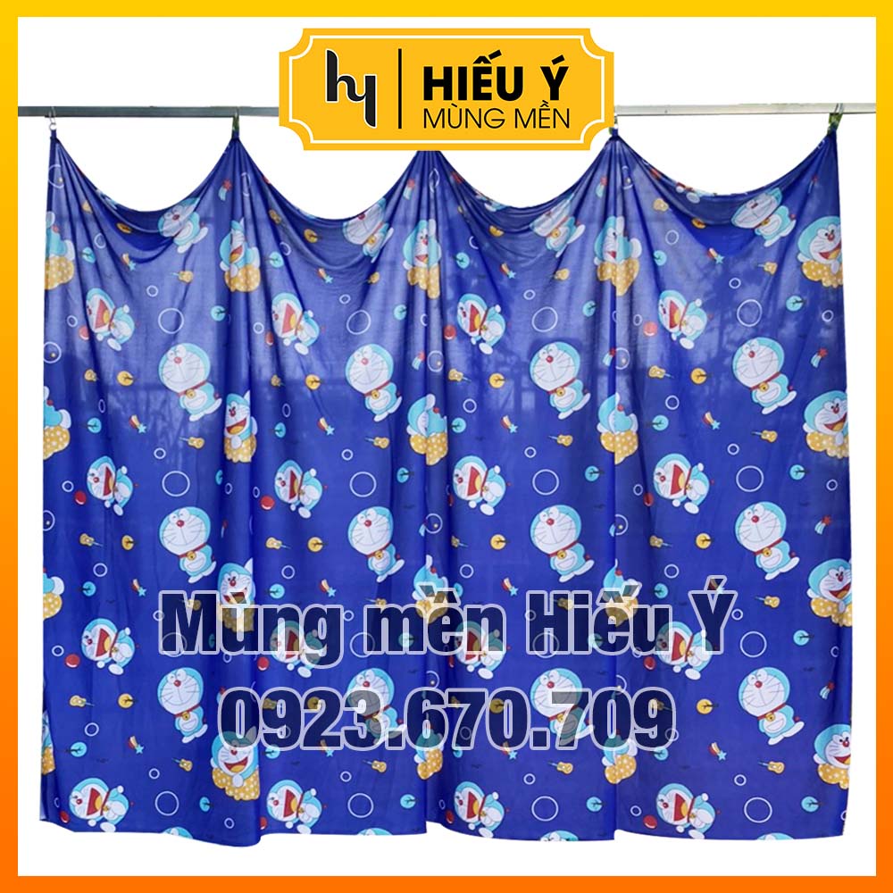 [1m8x2m5] Màn ngăn, màn che, rido ngăn phòng, rèm che nắng thun lạnh, móc sắt - Mùng mền Hiếu Ý