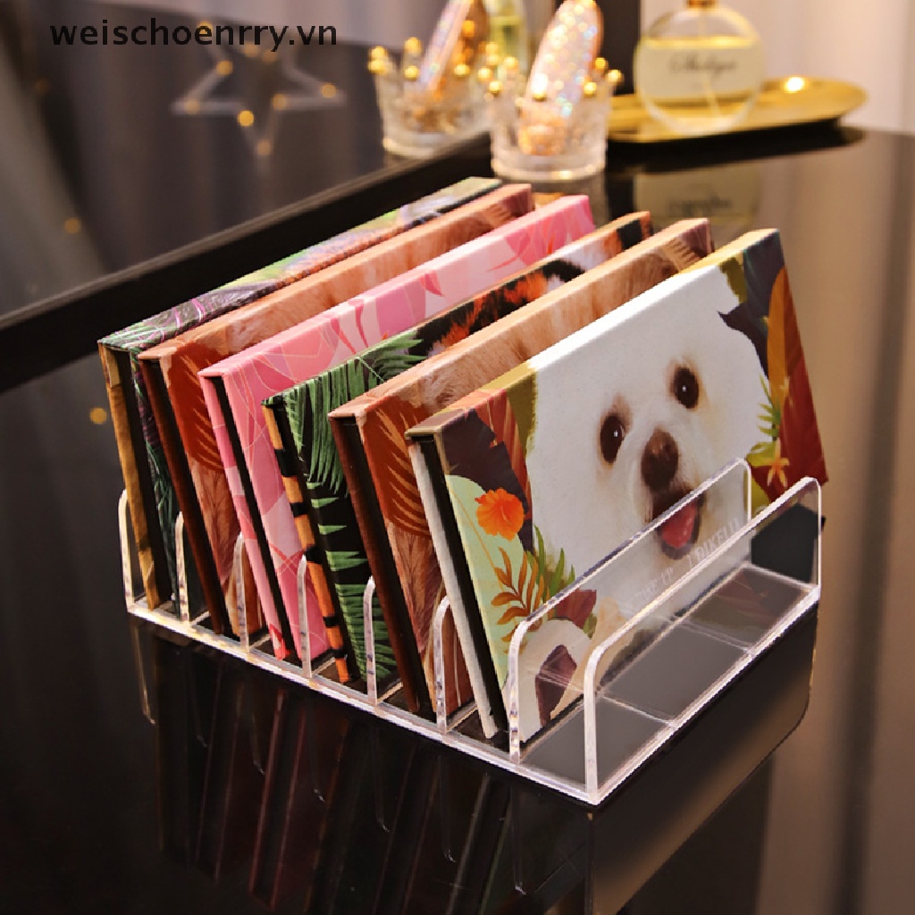 WW Eyeshadow Palette Organizer Eyepowder Storage Tray Rack Holder Makeup organizer WW