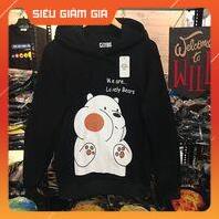 ÁO HOODIE GẤU WE ARE BEAR ẢNH THẬT