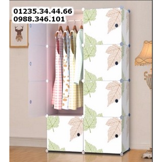Tủ nhựa lắp ghép 8 ô