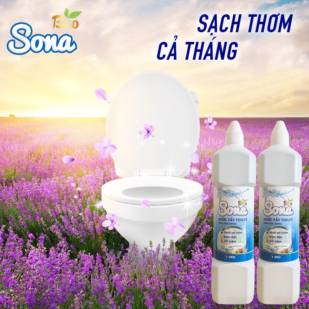 Nước Tẩy bồn cầu/ tẩy toilet sinh học SONA 1kg hương quế