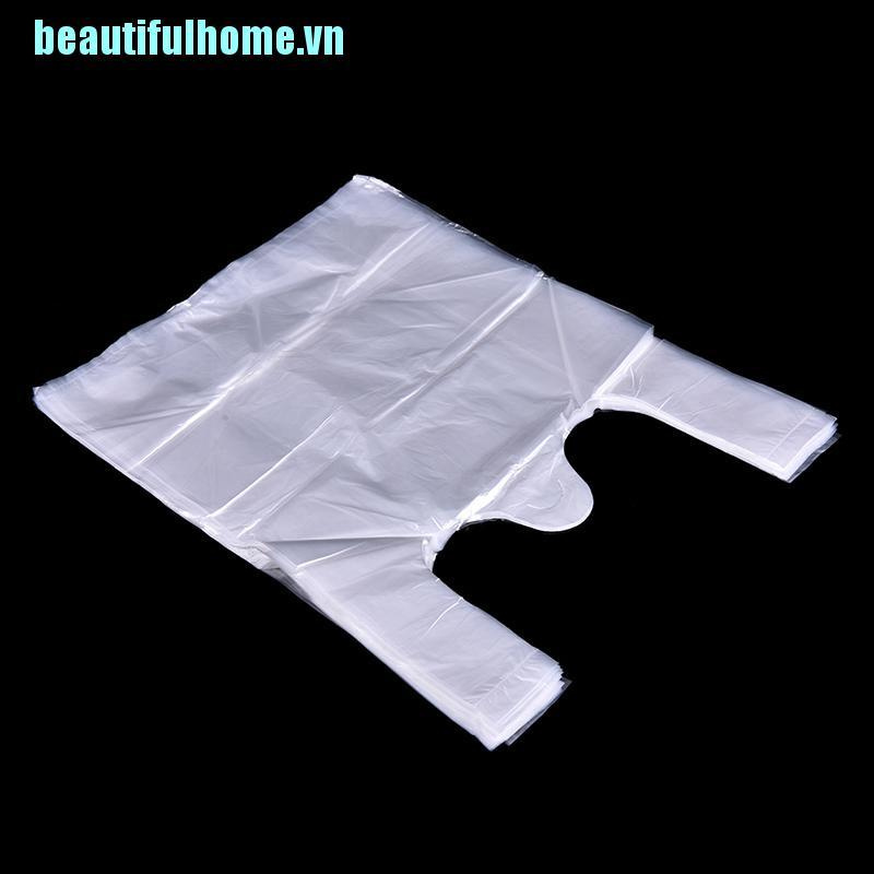 Set 46 Túi Nhựa 15X23Cm Có Tay Cầm Dùng Để Đựng Áo Thun Trong Siêu Thị