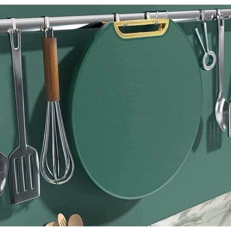 Thớt Nhựa PE đa năng chống nấm mốc kháng khuẩn, Thớt tròn đường kính 33cm siêu hót