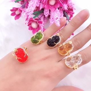 Nhẫn Phong Thuỷ Tỳ Hưu Hợp Kim Cao Cấp- Sang Trọng