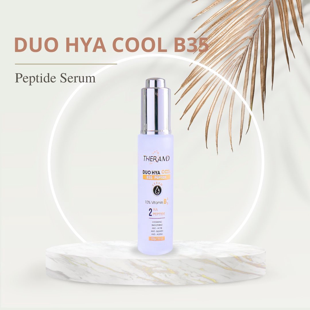 Tinh chất phục hồi da, dưỡng ẩm da căng bóng TheraMD Duo Hya Cool B35 Peptide Serum