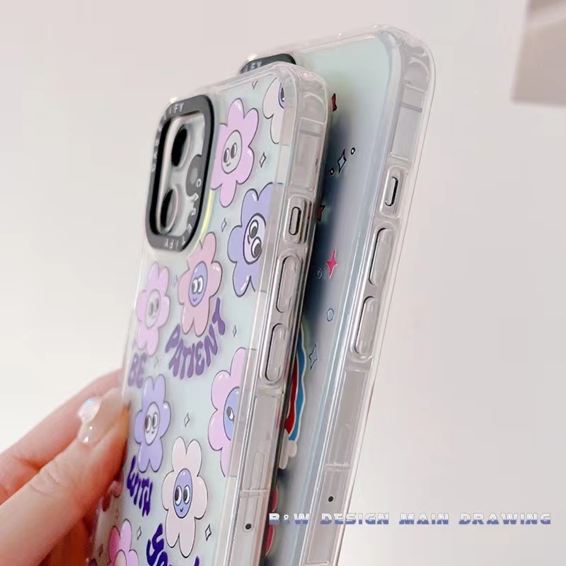 Ốp Điện Thoại Cứng Chống Sốc Màu Cầu Vồng Sang Trọng Cho iPhone 13 12 11 Pro MAX IX XS MAX XR 7 8 Plus