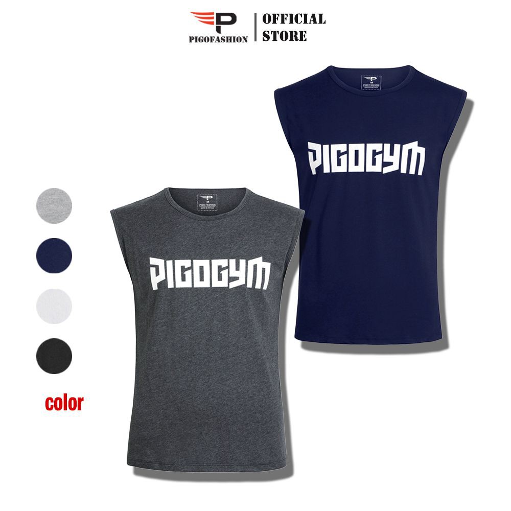 Combo 5 áo thun sát nách pigo gym thể thao thoát nhiệt Pigo fashion Zasn01 (nhiều màu)