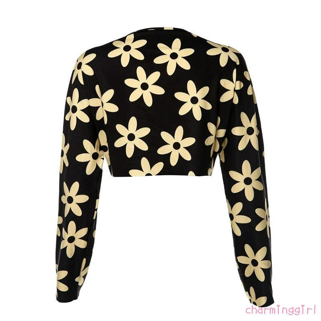 Áo Nữ Tay Dài Cổ Chữ V Thời Trang Quyến Rũ