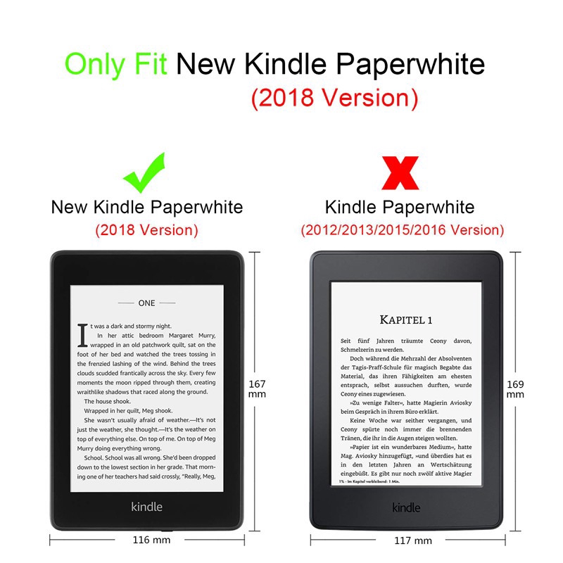 Bao da cho dòng Amazon Kindle Paperwhite 4 10th 201810