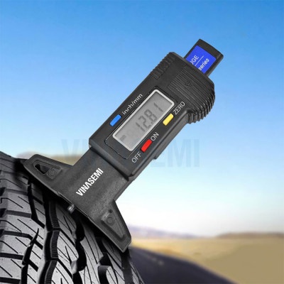 Thước Đo Độ Sâu Gai Lốp Xe Vinasemi Hiển Thị LCD