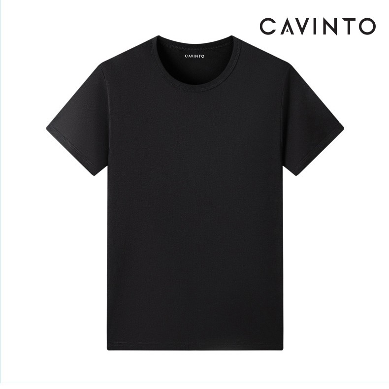 (MUA 2 TẶNG 1) Áo thun nam cổ tròn màu đen Basic vải Cotton co giãn,dày dặn, form Xlim Fit .