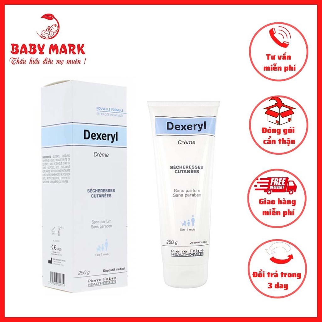 Dexeryl Pháp tuýp 50g, 250g