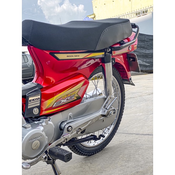 Tem Rời Dream mẫu EX5 cao cấp dán cho xe màu đỏ