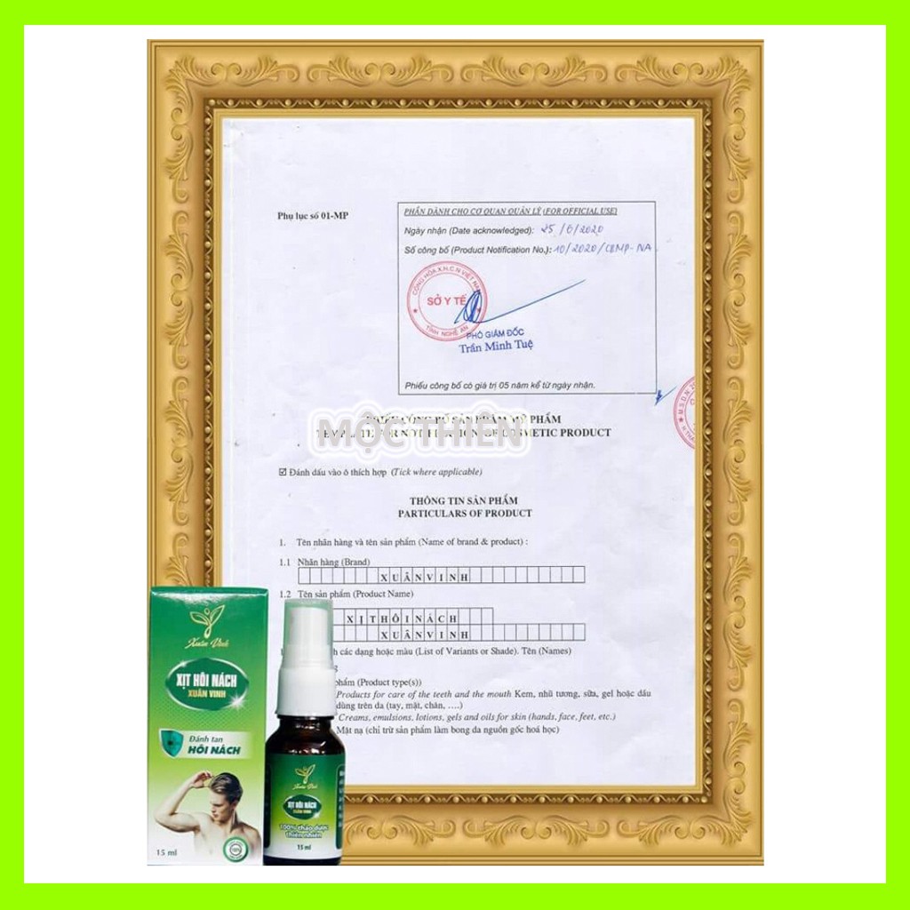 Xịt Khử Mùi Hôi Nách Xuân Vinh 15ml 💕 Hết Hôi Nách, Mồ Hôi Nách 💕 Không Gây Vàng Áo, Bết Dính | BigBuy360 - bigbuy360.vn