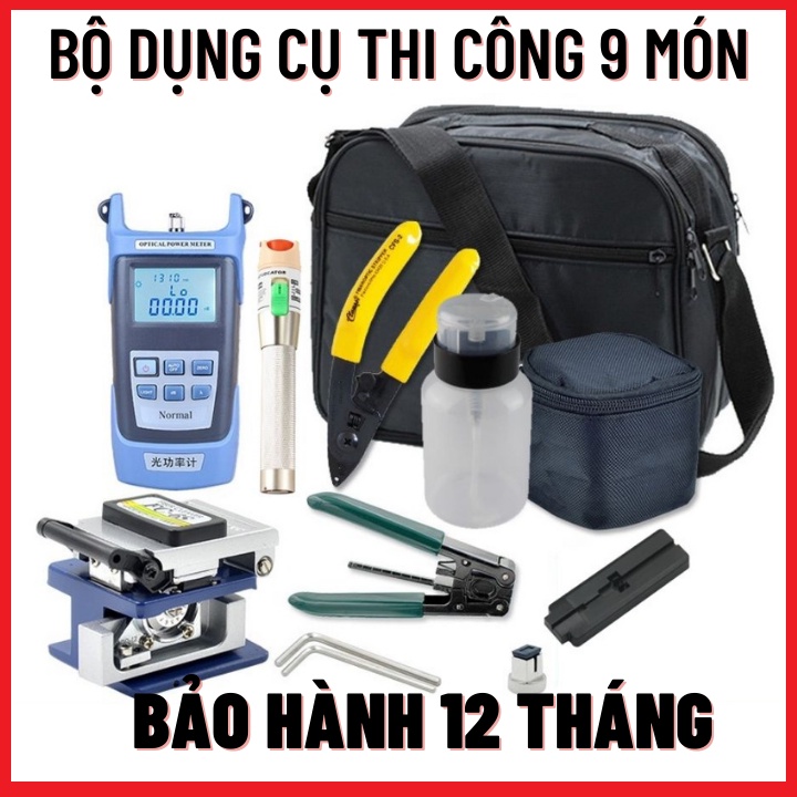 Bộ Dụng Cụ Thi Công Gồm 9 Món Đồ-Tặng Kèm Bút Quang-Bảo Hành 12 Tháng