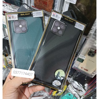 Ốp lưng Sulada vân da sần cho iPhone 12 Mini, 12, 12 Pro, 12 Pro Max chống sốc siêu tốt