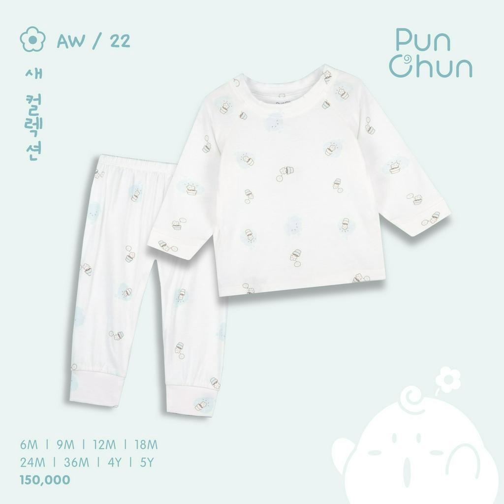 Bộ Quần Áo Dài Tay Raglan PUNCHUN AW22D5
