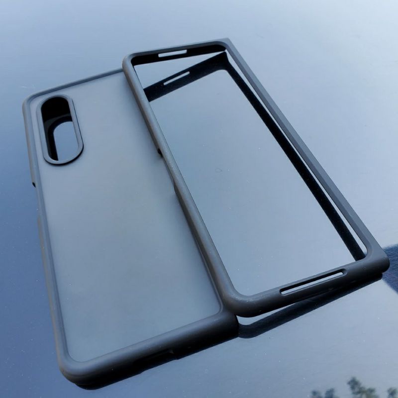 Ốp lưng X&amp;M nhám viền dẻo cho Samsung Z Fold 3 5G chống Vân tay chống sốc cực đẹp
