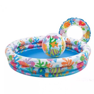Bể phao bơi 3 chi tiết cho bé 132cm