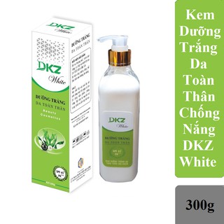 Kem DKZ White Dưỡng Trắng Da Toàn Thân - Chống Nắng 300g - Hàng Chính Hãng