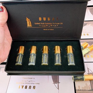 Set nước hoa mini Dubai Dạng Lăn hàng chuẩn ,5 mùi 15ml