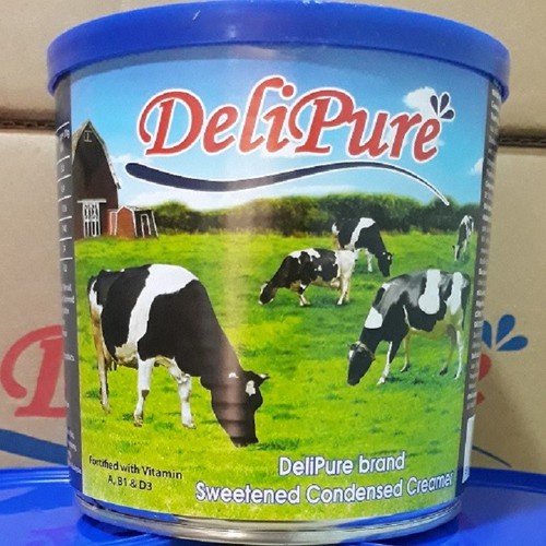 Combo 5 sữa đặc malaysia delipure hộp 1kg