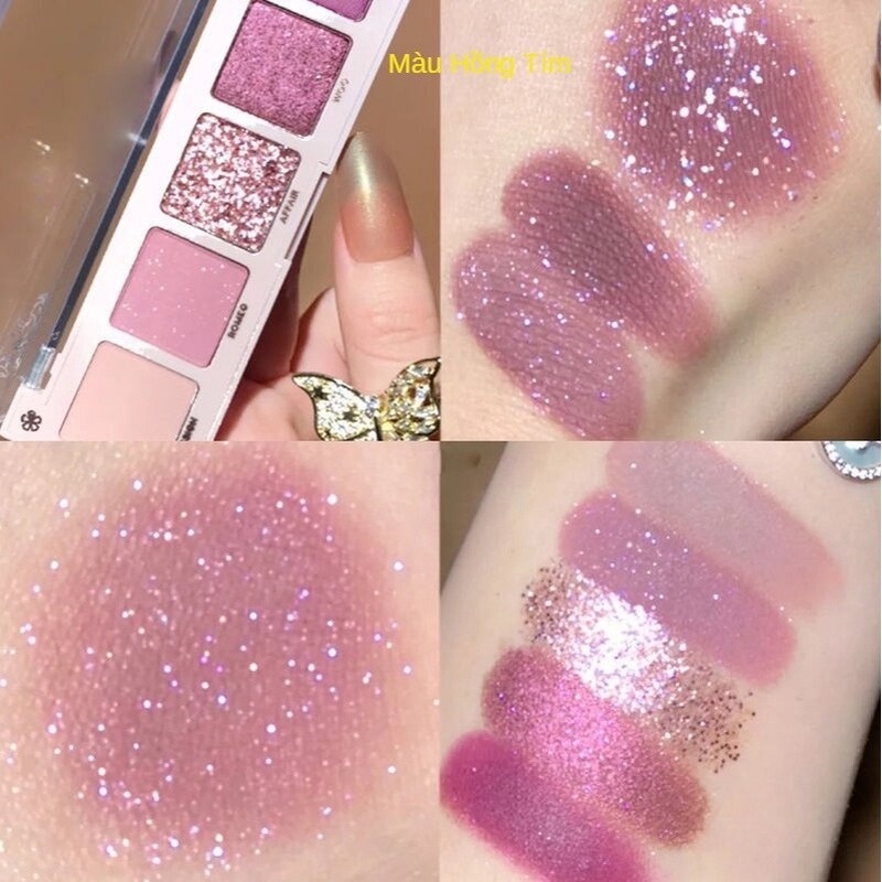 [Hàng mới về] Bảng Phấn Mắt Mini Tông Lì/Ánh Nhũ Ngọc Trai Nhỏ Gọn Cho Người Mới Bắt Đầu | BigBuy360 - bigbuy360.vn