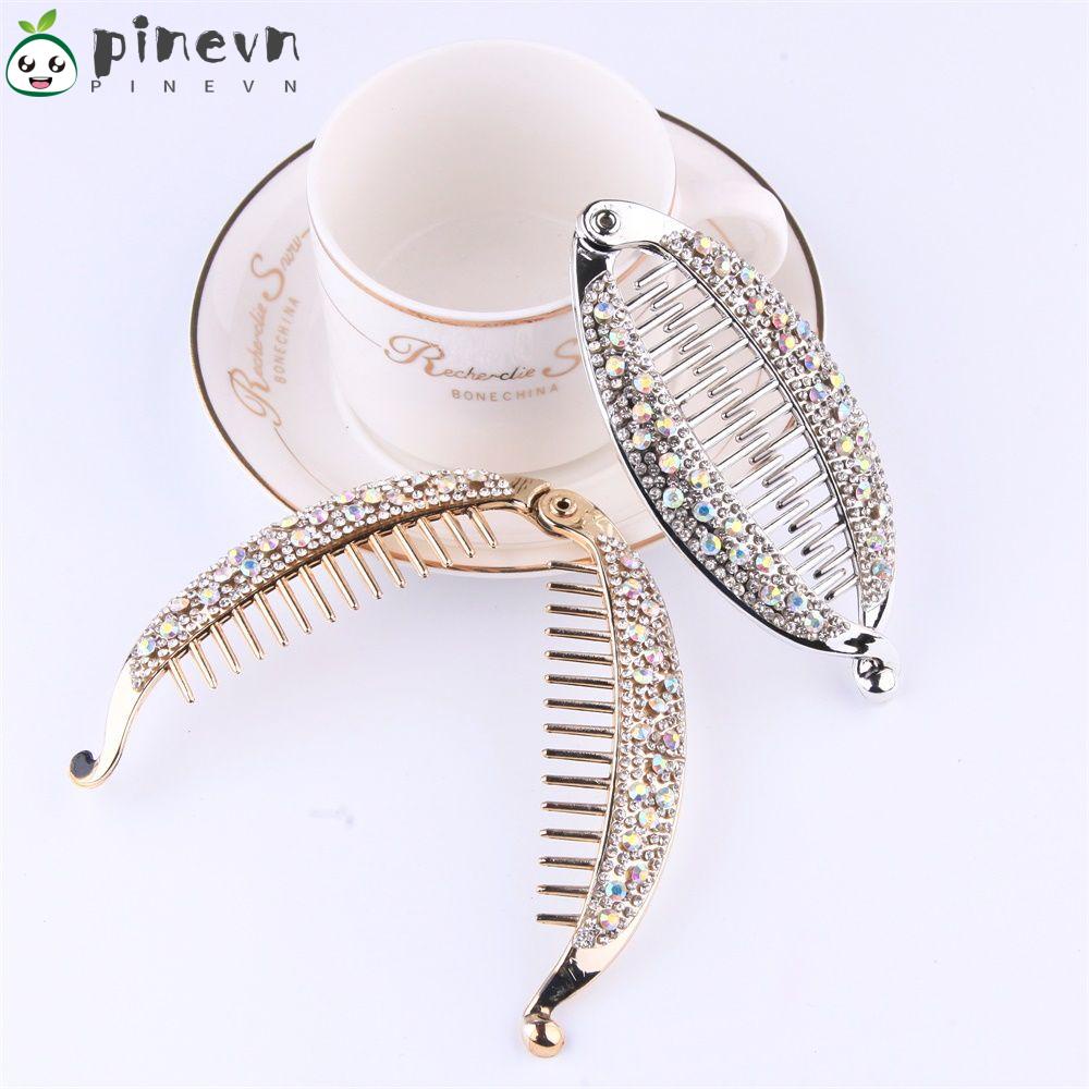 Kẹp Tóc Đuôi Ngựa Bằng Kim Loại Thời Trang