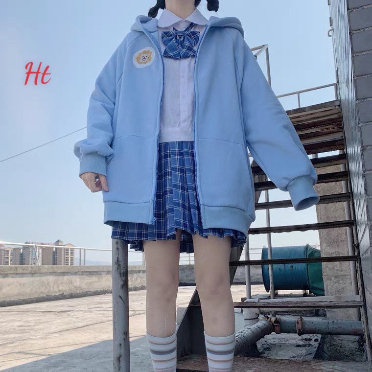 ÁO KHOÁC NỈ COTTON in LOGO THÚ | BigBuy360 - bigbuy360.vn