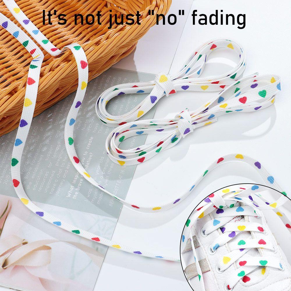 .Dây Giày Thể Thao In Họa Tiết Nhiều Màu Sắc Thời Trang