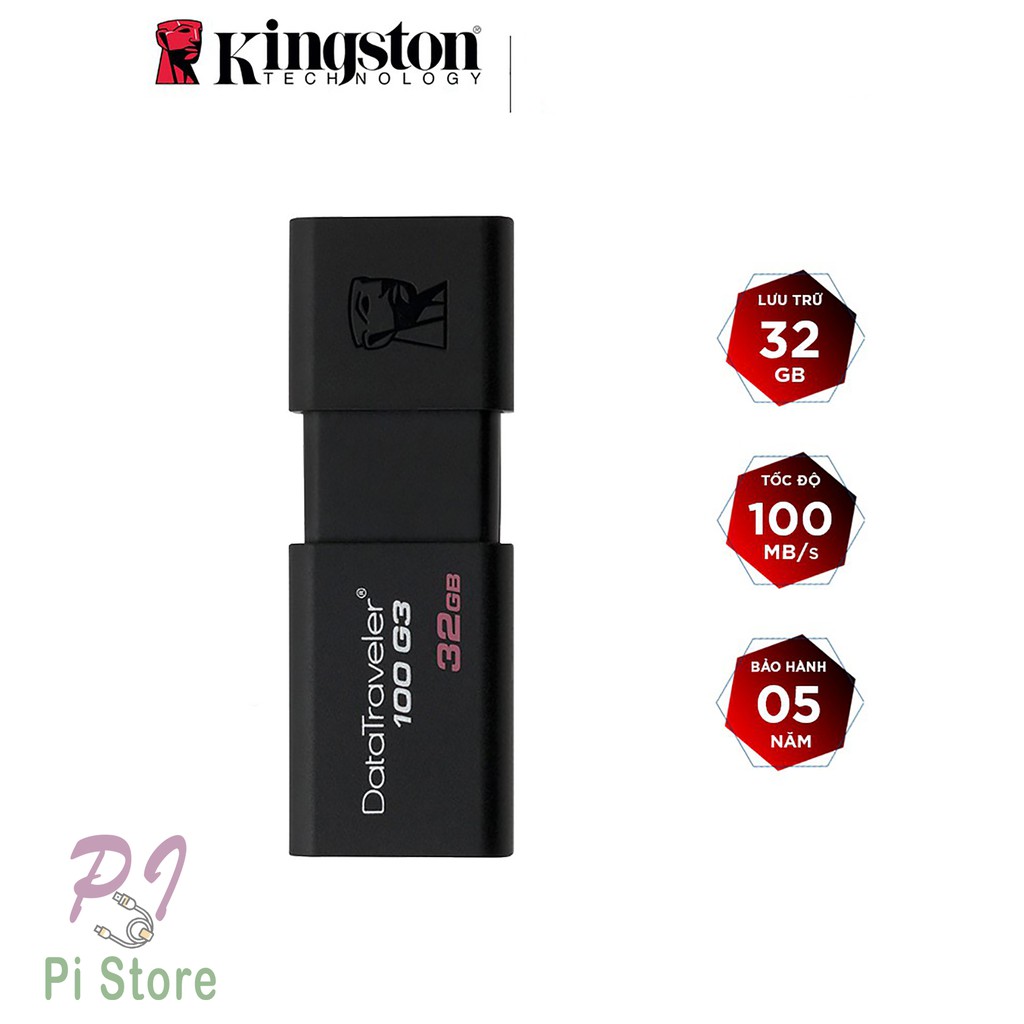 USB 3.0 Kingston DT100G3 32GB tốc độ upto 100MB/s | BigBuy360 - bigbuy360.vn