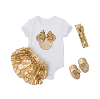 Set 4 món bộ Micky bé gái
