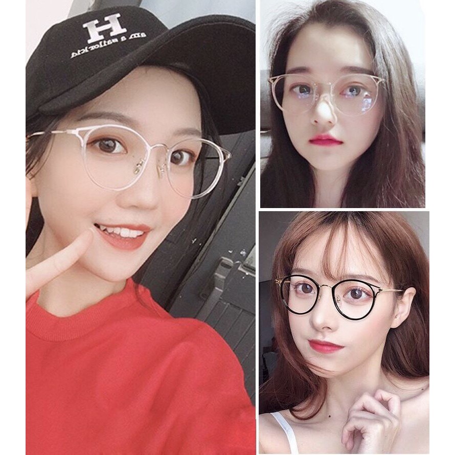 Mắt Kính Giả Cận From Tròn Chân Kim Vàng 530 Thời Trang Siêu Hot | BigBuy360 - bigbuy360.vn