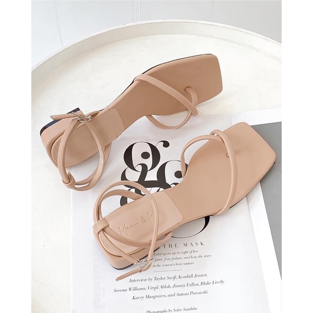 Sandal xỏ ngón 2cm