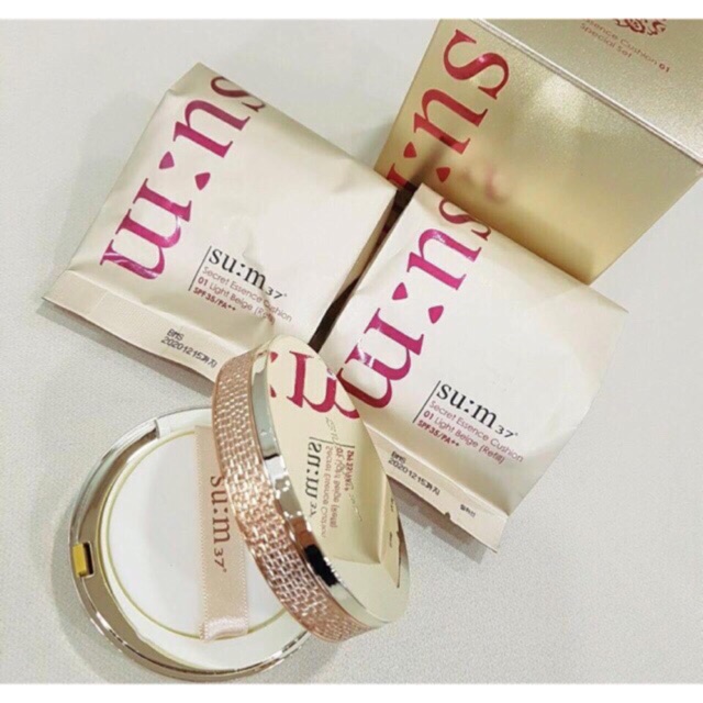Phấn Nước Nước Thần Su:m37 Secret Essence Cushion Special Set