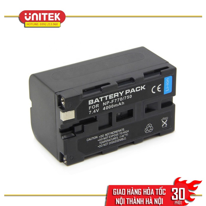 Pin Dành Cho Máy Ảnh, Máy Quay Phim Sony NP-F770 7.4V 4400mAh Cao Cấp