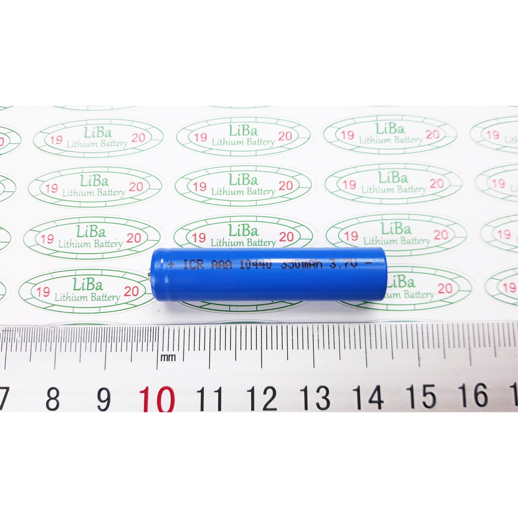 Pin AAA, Lithium ion 10440 3.7V 350mAh, thay thế pin tiểu AAA _ LiBa