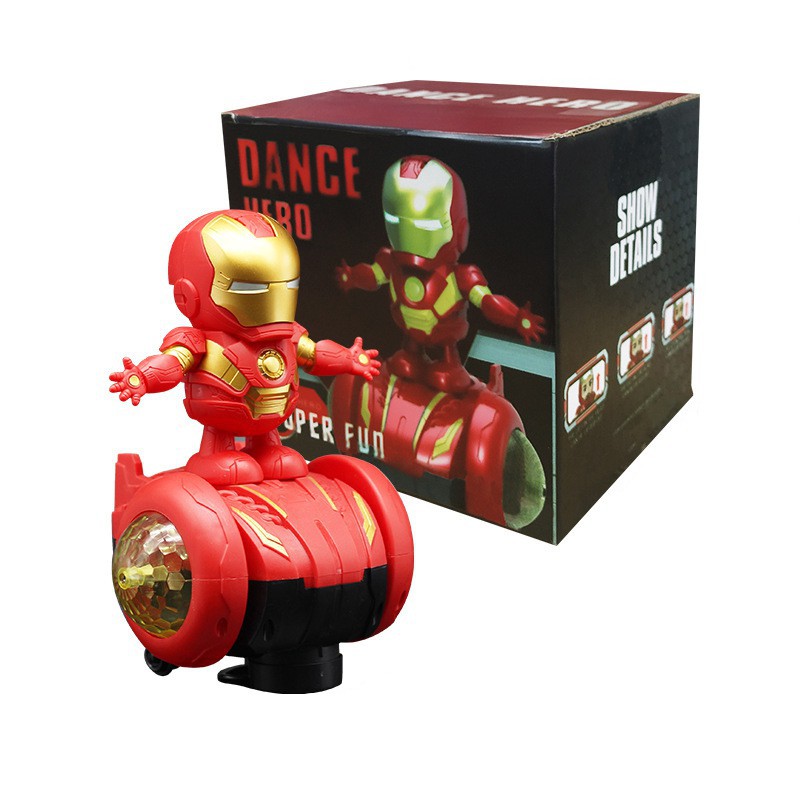 Xe Robot Cân Bằng Xoay Đa Năng + Đèn Nhạc Vui Nhộn Cao Cấp