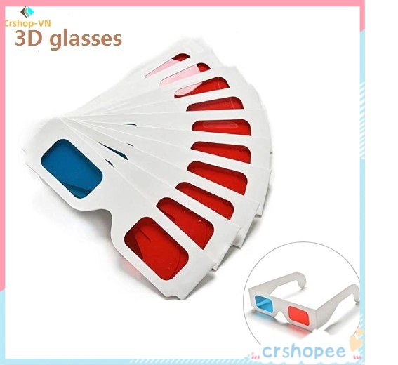 Kính xem phim 3D màu đỏ xanh lam tiện dụng