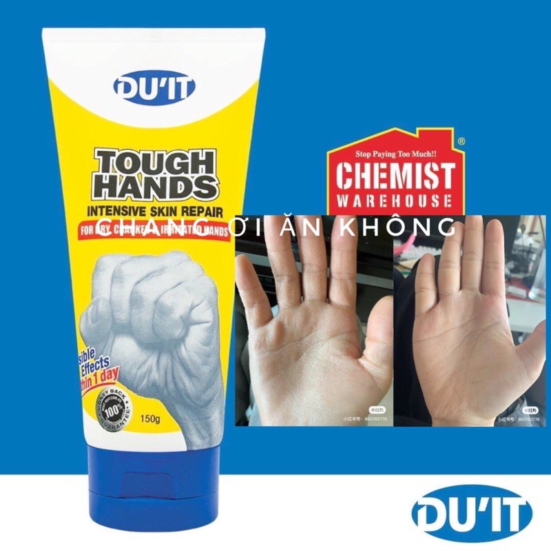 Kem dưỡng da tay tough hands DUIT