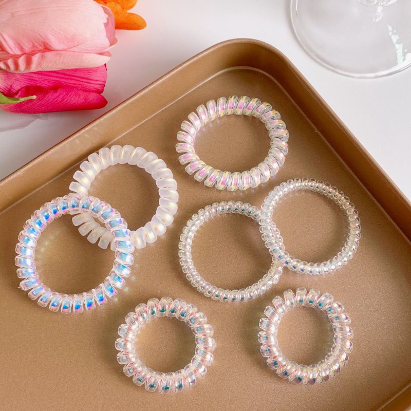 [Mã FAMARAL2 giảm 10K đơn 50K]Dây cột tóc lò xo hologram cực HOT ulzzang
