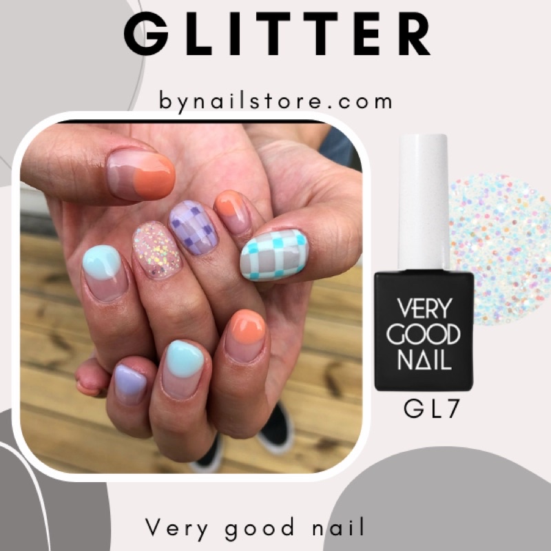 Very good nail] Sơn gel cao cấp Hàn Quốc các loại nhũ Glitter khác nhau  (1pcs) | Shopee Việt Nam