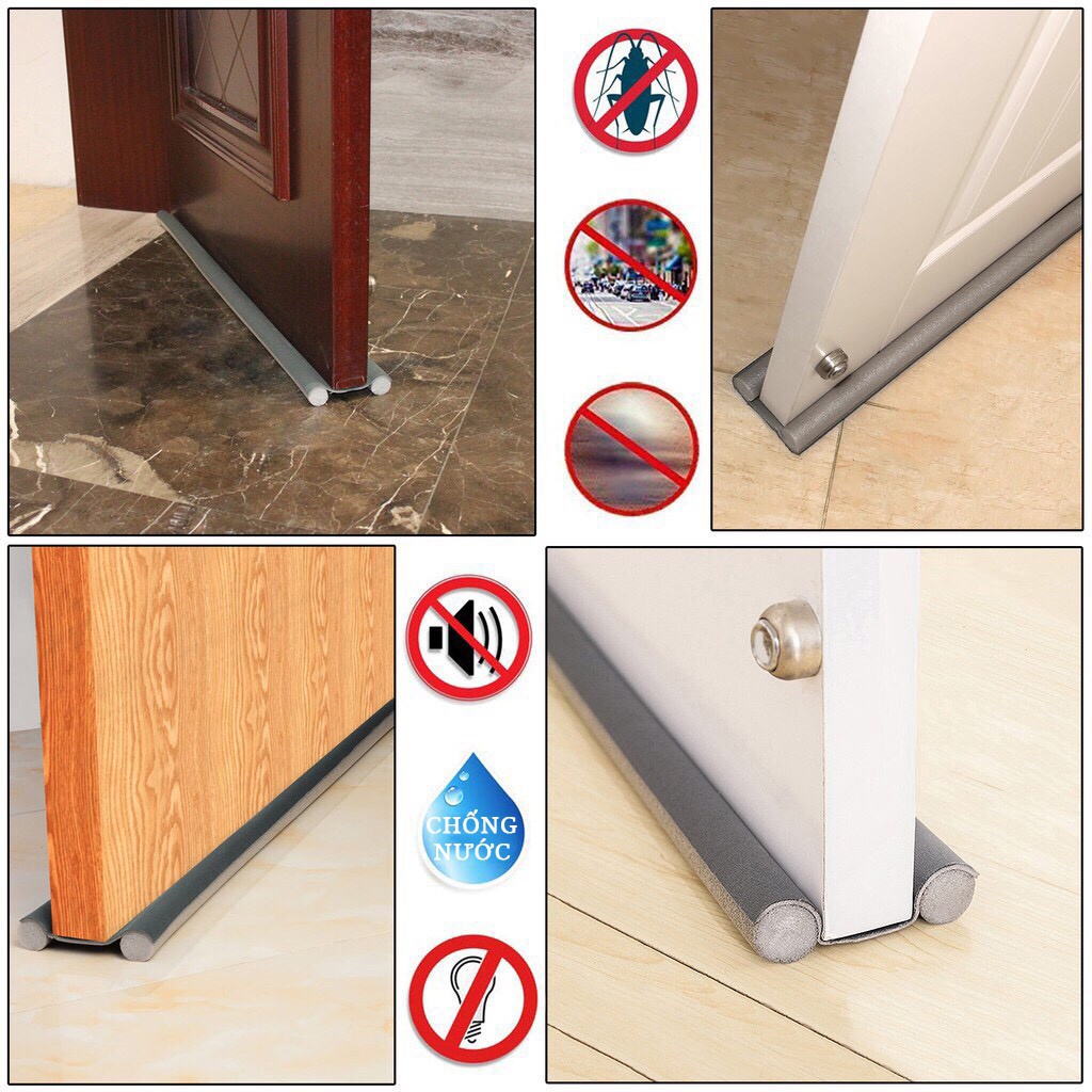 Thanh Chặn Khe Hở Đáy Cửa Chống Thoát Hơi Điều Hòa, Giảm Ồn, Ngăn Bụi, Gió Rít TC01