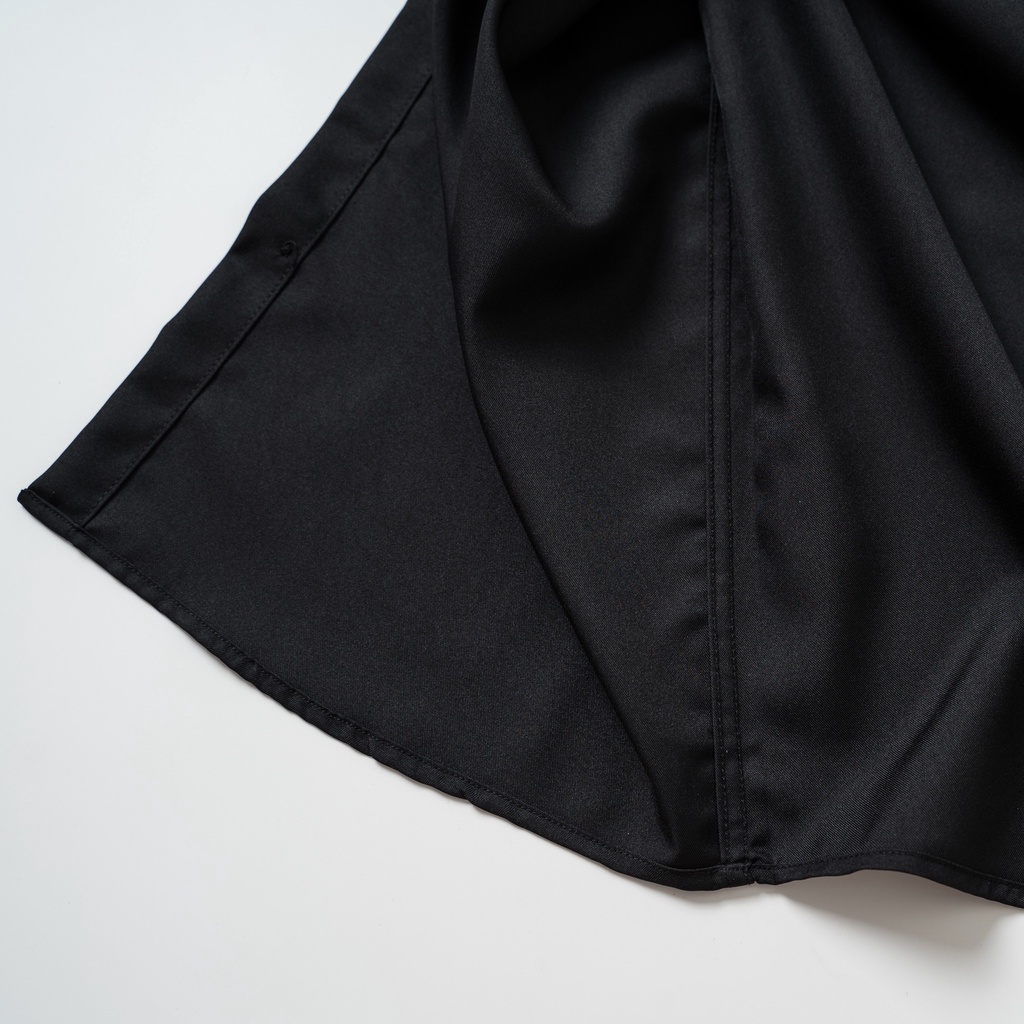 Áo sơ mi tay dài KENTA nam đen SMD0060