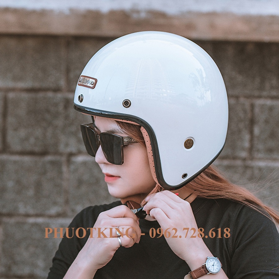 Mũ Bảo Hiểm Bulldog 4U tặng khăn trùm ninja chính hãng