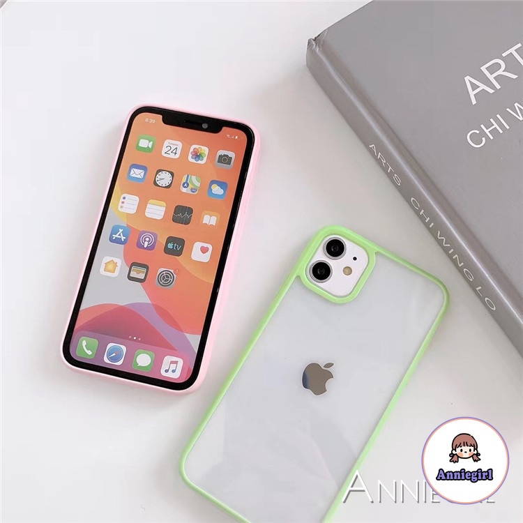 Ốp Điện Thoại Tpu Màu Kẹo Trong Suốt Dễ Thương Cho Iphone 12 11 Pro Max X Xs Max Xr 8 7 Plus Se 2020 | BigBuy360 - bigbuy360.vn